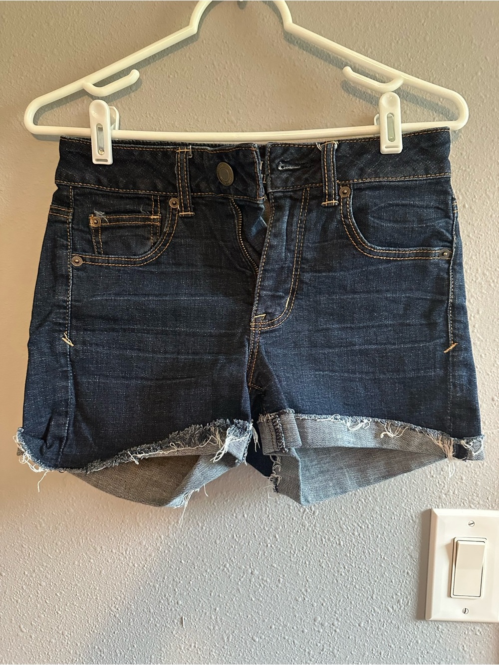 Dark Blue Women's Jean Shorts
